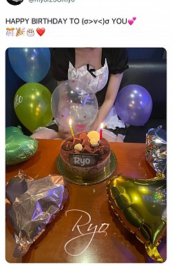 誕生日、ケーキ、裏垢